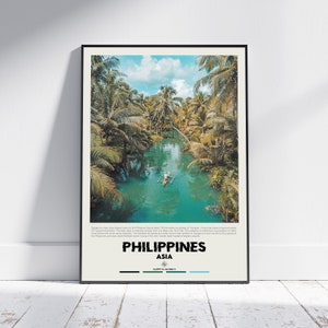 Digital Oil Paint, Philippines Print, Philippines Art, Philippines Poster, Philippines Photo, Philippines Poster Print, Philippines Decor