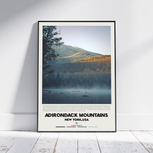 Digitale Ölfarbe, Adirondack Mountains Druck, Adirondack Mountains Wandkunst, Adirondack Poster, Adirondack Mountains Foto, New York Druck