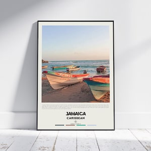 Digital Oil Paint, Jamaica Print, Jamaica Wall Art, Jamaica Poster, Jamaica Photo, Jamaica Poster Print, Jamaica Decor, Kingston, Caribbean