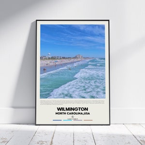 Digital Oil Paint, Wilmington Print, Wilmington Wall Art, Wilmington Poster, Wilmington Photo, Wilmington Poster Print, Wilmington Decor