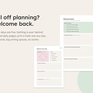 Welcome back and when it's too much printable pages