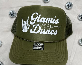 Glamis Trucker hat | Sand Dunes | Glamis| Desert| Sxs | Canam | RZR | Trucker Hat | Country Trucker Hat 4x4 Off Road | Trendy Hat Xmas