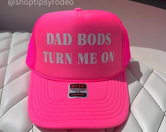 Dad Bods Turn Me On, lustiger Slogan Trucker Hat Roulette | Ausgefallener Hut Geschenk See Hut