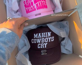Save Water Drink Margs Trucker Hat | Heat Transfer Vinyl Design