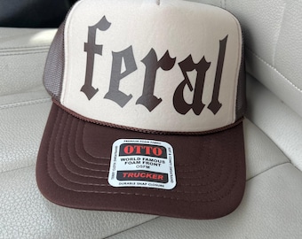 Dzika czapka trucker
