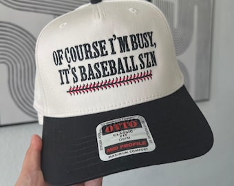 Geborduurde moederhoed honkbal | Vintage truckerpet, honkbal