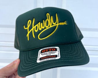 Howdy Embroidered Trucker Hat | Country Cowgirl