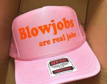 Blasen sind echte Arbeitsplätze Trucker Hat, Unhinged Hat