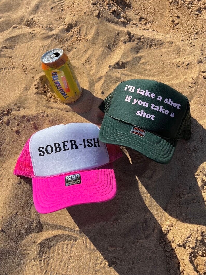 Never Drinking Again Trucker Hat main image 1