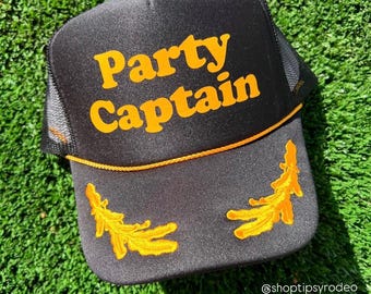 Party Captain Trucker Hat | Bachelorette Drinking Hat