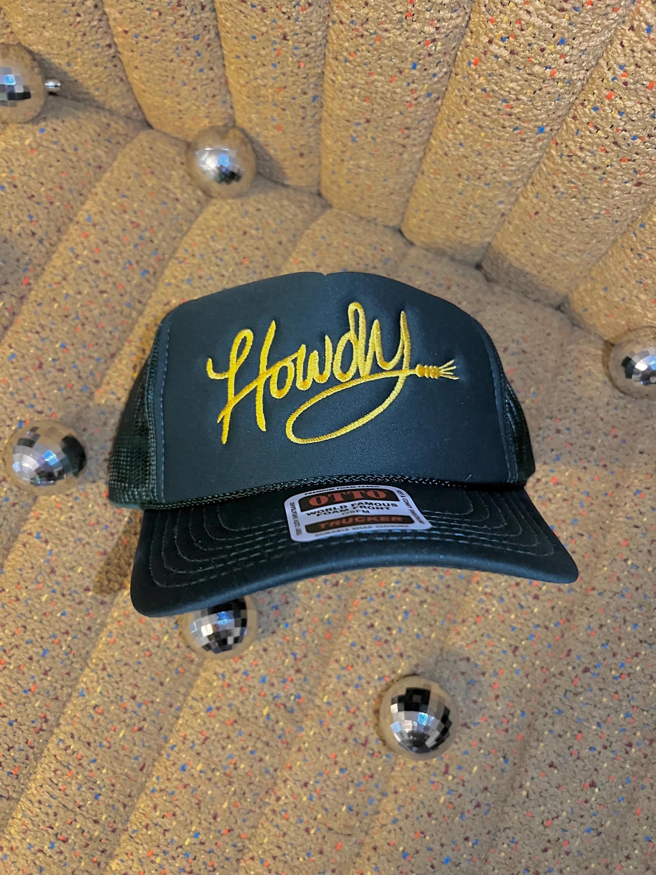 Howdy Embroidered Trucker Hat | Country Cowgirl - Etsy display picture 2