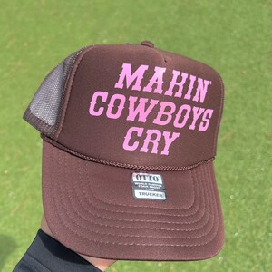 Chapeau Cowboy Femme Country Trucker Hat Makin' Cowboys Cry