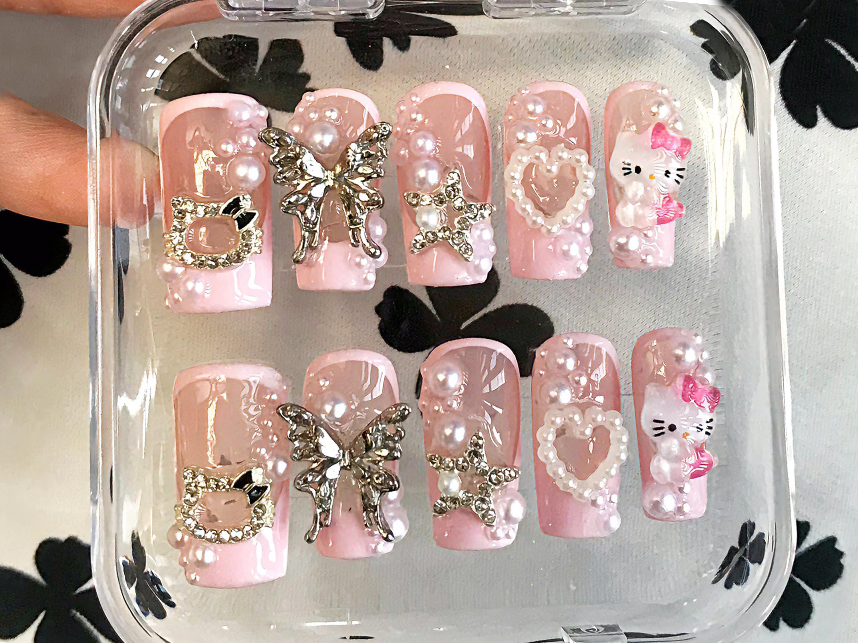 キティ ハート柄キャラクターグッズ エンジェル 天使 ナース 爪切り ネイル キティ ハート柄キャラクターグッズ エンジェル 天使 ナース 爪切り