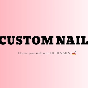 Custom Press On Nails |  Crafting Innovative Nail Art - Embrace Your Individuality | Gift for her, Nails press on | Mother day gift | HB53T