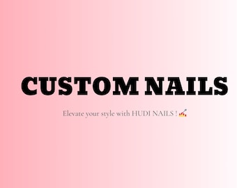 Custom Press On Nails |  Crafting Innovative Nail Art - Embrace Your Individuality | Gift for her, Nails press on | Mother day gift | HB53T