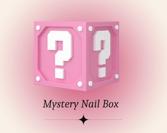 Mystery Press On Nails Box | Surprise Nail Art, Handcrafted Designs