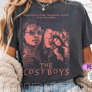Comfort Colors Lost Boys T-Shirt, Retro 80s Vampire Movie Tee