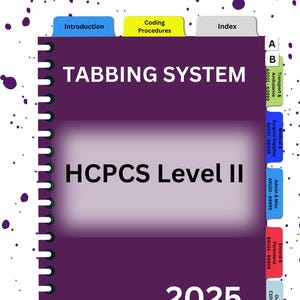 2025 AAPC HCPCS Level II Tabbing System