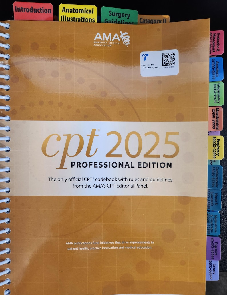 2025 CPT Medical Coding Tabbing System - Etsy