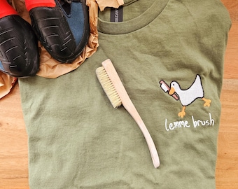 Lemme Brush Embroidered Silly Goose Unisex Climbing Shirt