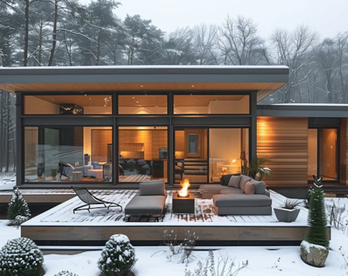 188. Home design inspiration(**No plan**)1 front view image (JPG) and 1 front view animation (MP4) Download for more design inspiration.