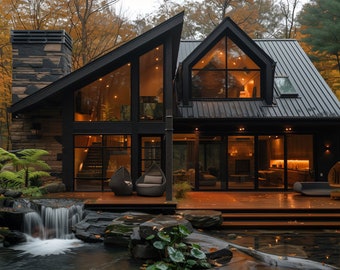 108.Home design inspiration(**No plan**)1 front view image (JPG) and 1 front view animation (MP4) Download for more design inspiration.