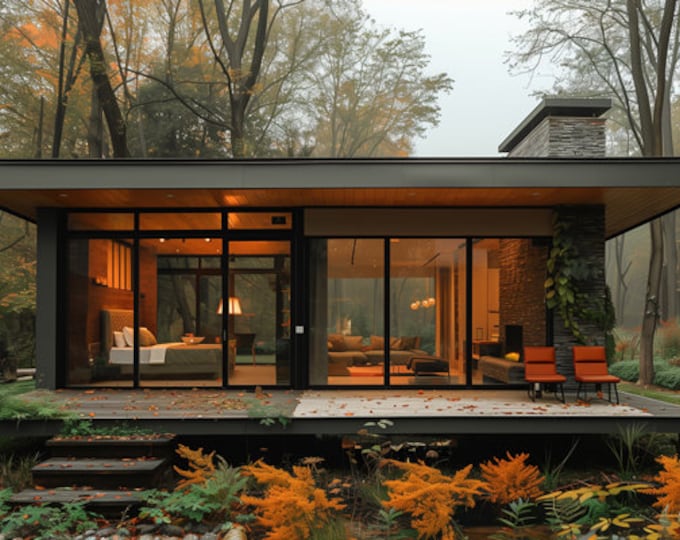 165.Home design inspiration(**No plan**)1 front view image (JPG) and 1 front view animation (MP4) Download for more design inspiration.