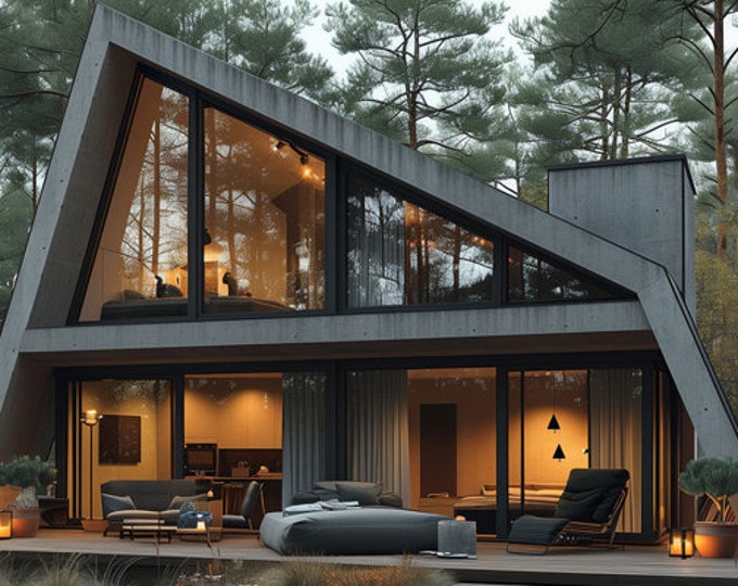 61. Home design inspiration(**No plan**)1 front view image (JPG) and 1 front view animation (MP4) Download for more design inspiration.