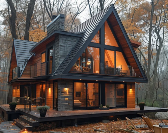 71. Home design inspiration(**No plan**)1 front view image (JPG) and 1 front view animation (MP4) Download for more design inspiration.