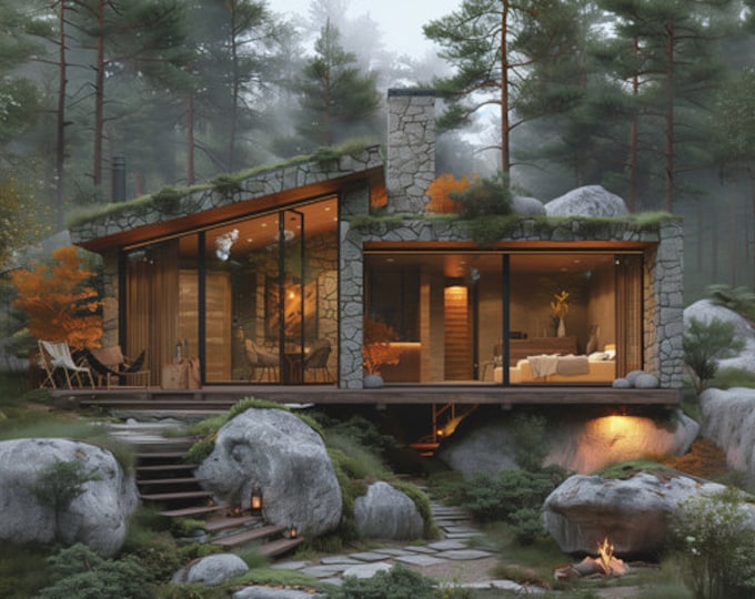 148. Home design inspiration(**No plan**)1 front view image (JPG) and 1 front view animation (MP4) Download for more design inspiration.
