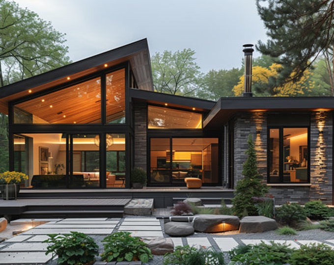 118.Home design inspiration(**No plan**)1 front view image (JPG) and 1 front view animation (MP4) Download for more design inspiration.