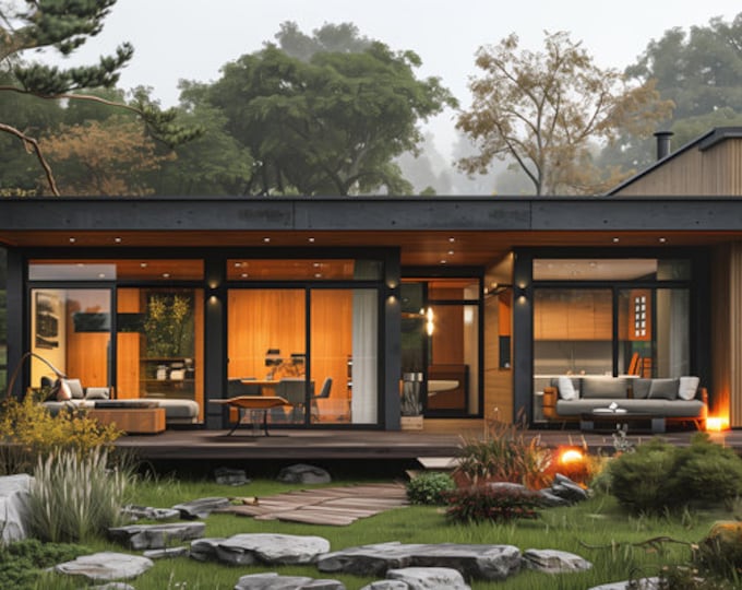 137.Home design inspiration(**No plan**)1 front view image (JPG) and 1 front view animation (MP4) Download for more design inspiration.