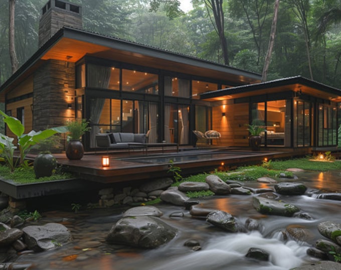 164.Home design inspiration(**No plan**)1 front view image (JPG) and 1 front view animation (MP4) Download for more design inspiration.