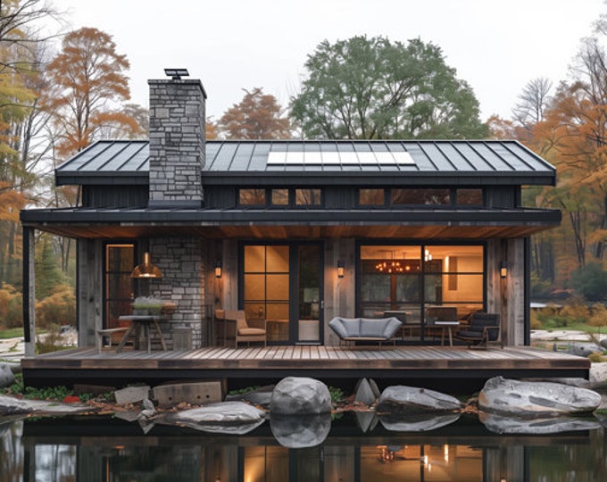 218.Home design inspiration(**No plan**)1 front view image (JPG) and 1 front view animation (MP4) Download for more design inspiration.