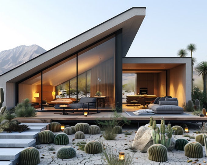47. Home design inspiration(**No plan**)1 front view image (JPG) and 1 front view animation (MP4) Download for more design inspiration.