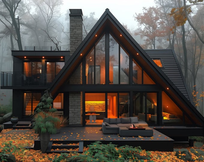 8. Home design inspiration(**No plan**)1 front view image (JPG) and 1 front view animation (MP4) Download for more design inspiration.