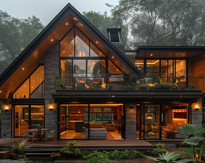 11. Home design inspiration(**No plan**)1 front view image (JPG) and 1 front view animation (MP4) Download for more design inspiration.