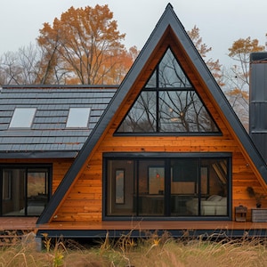 A-Frame House Design Inspiration: Exterior View Image & Animation (Digital Download)