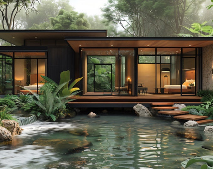 183.Home design inspiration(**No plan**)1 front view image (JPG) and 1 front view animation (MP4) Download for more design inspiration.