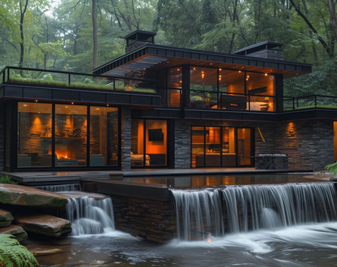 233. Home design inspiration(**No plan**)1 front view image (JPG) and 1 front view animation (MP4) Download for more design inspiration.