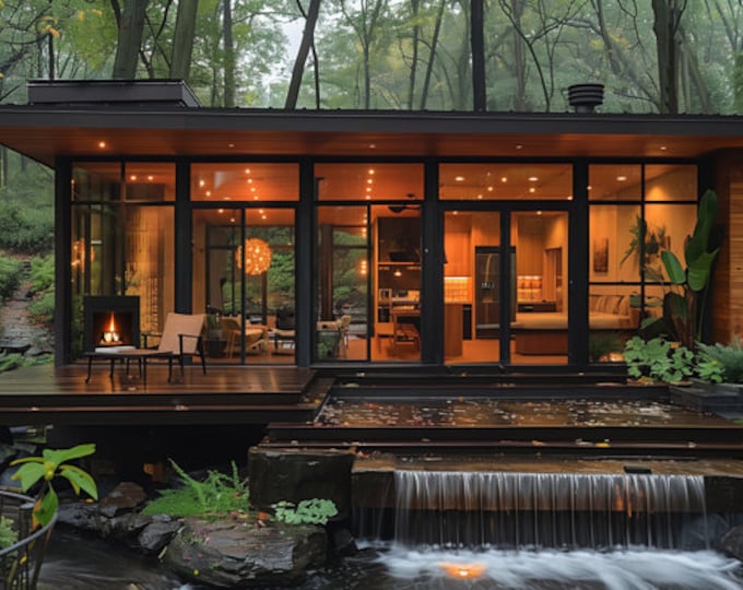 231. Home design inspiration(**No plan**)1 front view image (JPG) and 1 front view animation (MP4) Download for more design inspiration.