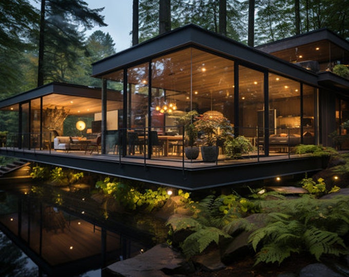 237.Home design inspiration(**No plan**)1 front view image (JPG) and 1 front view animation (MP4) Download for more design inspiration.