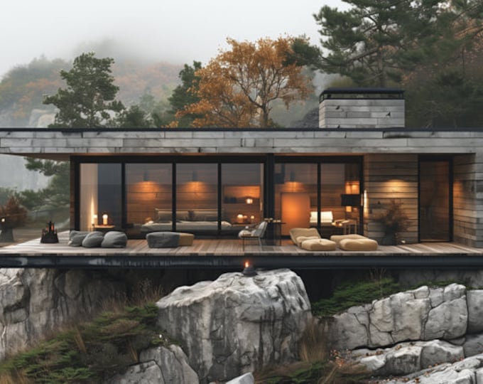 156. Home design inspiration(**No plan**)1 front view image (JPG) and 1 front view animation (MP4) Download for more design inspiration.
