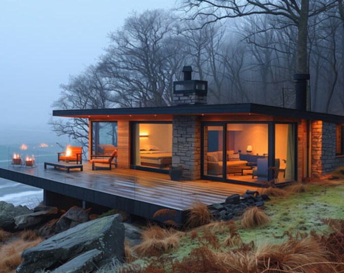 126.Home design inspiration(**No plan**)1 front view image (JPG) and 1 front view animation (MP4) Download for more design inspiration.