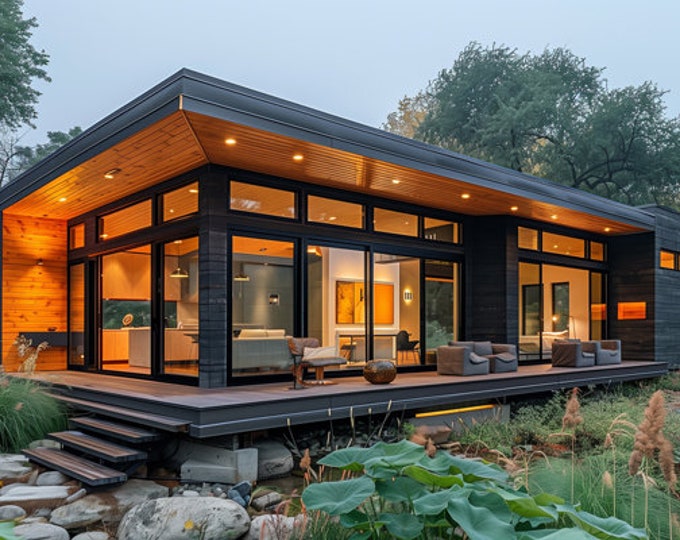 166. Home design inspiration(**No plan**)1 front view image (JPG) and 1 front view animation (MP4) Download for more design inspiration.