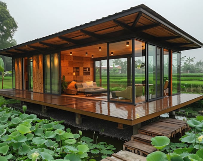 189.Home design inspiration(**No plan**)1 front view image (JPG) and 1 front view animation (MP4) Download for more design inspiration.