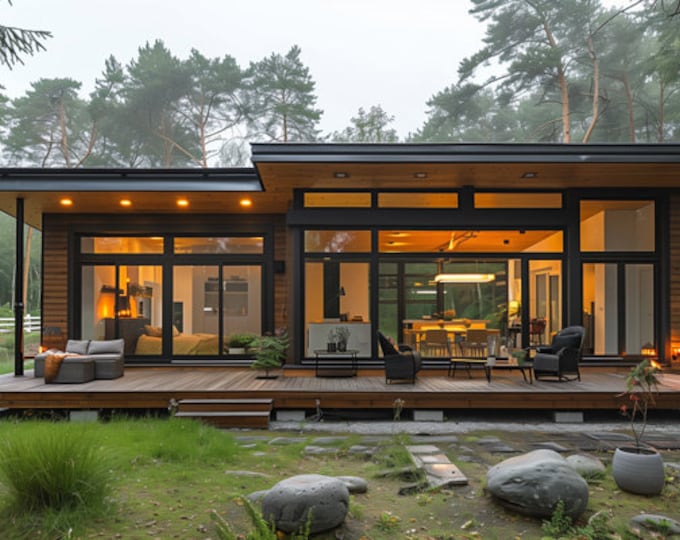 123.Home design inspiration(**No plan**)1 front view image (JPG) and 1 front view animation (MP4) Download for more design inspiration.