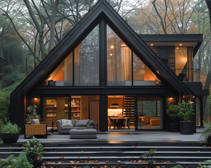 78.Home design inspiration(**No plan**)1 front view image (JPG) and 1 front view animation (MP4) Download for more design inspiration.