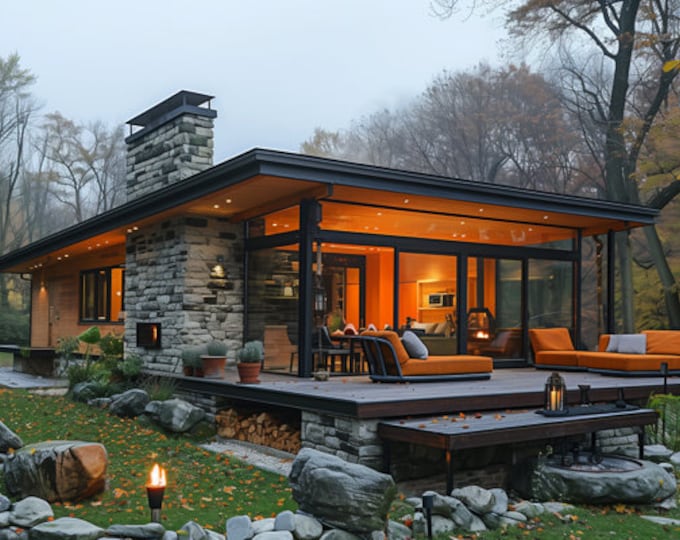 185.Home design inspiration(**No plan**)1 front view image (JPG) and 1 front view animation (MP4) Download for more design inspiration.