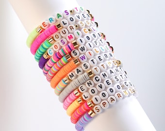 Custom Friendship Bracelet: Personalized Gold & Silver Plated Beads